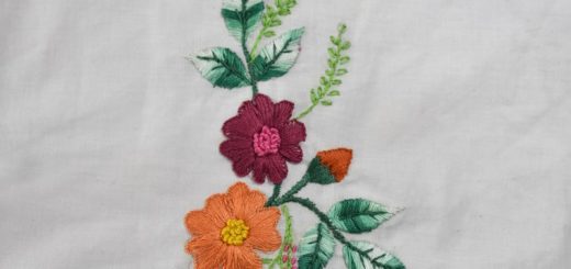 Floral embroidery