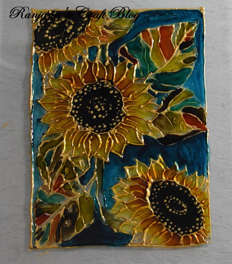 Glass painting tutorial - Ranjana's Craft Blog