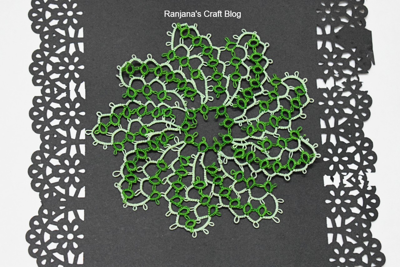 Another tatting doily - Ranjana's Craft Blog