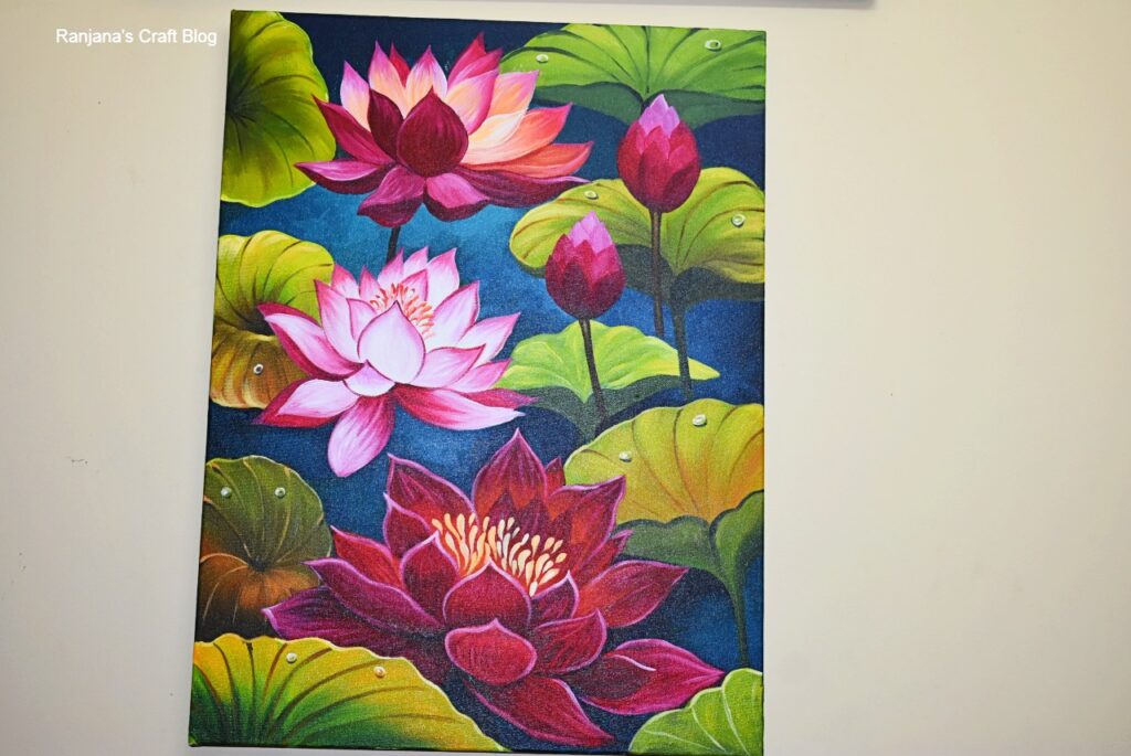 Lotus painting