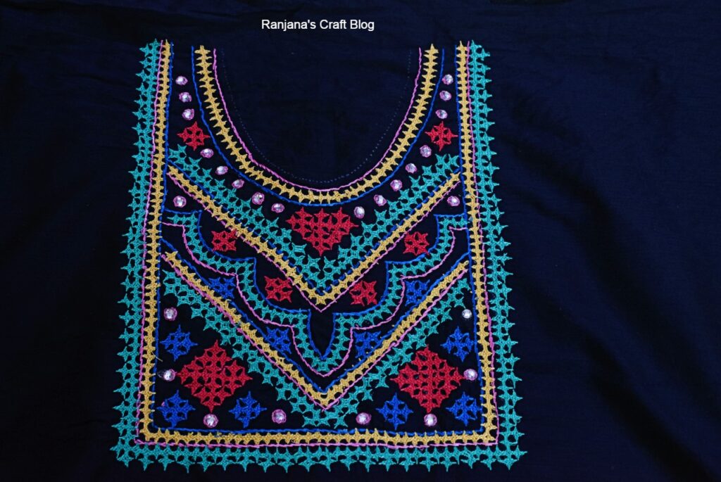 Kutchwork embroidery