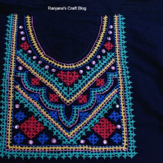 Kutchwork embroidery