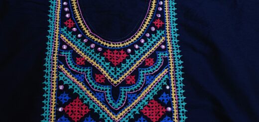 Kutchwork embroidery