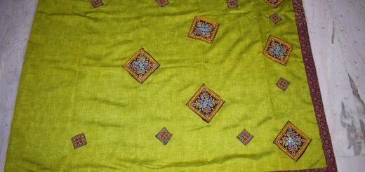 Patchwork sarees