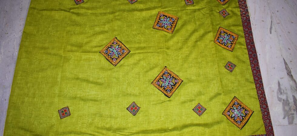 Patchwork sarees